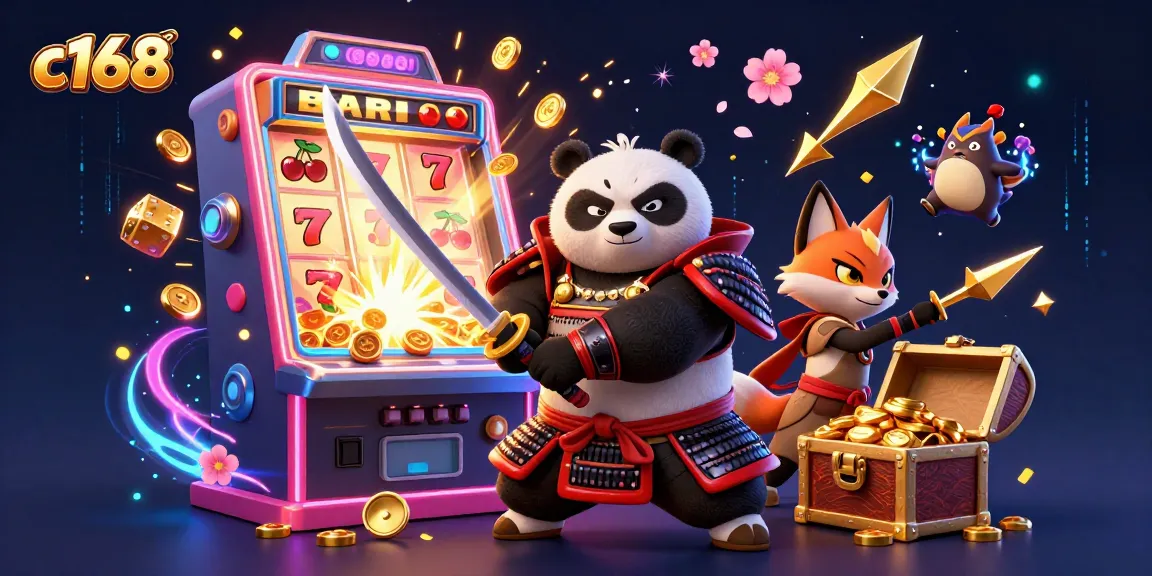 Experience the thrill of c168 with eastern-inspired characters and vibrant casino elements