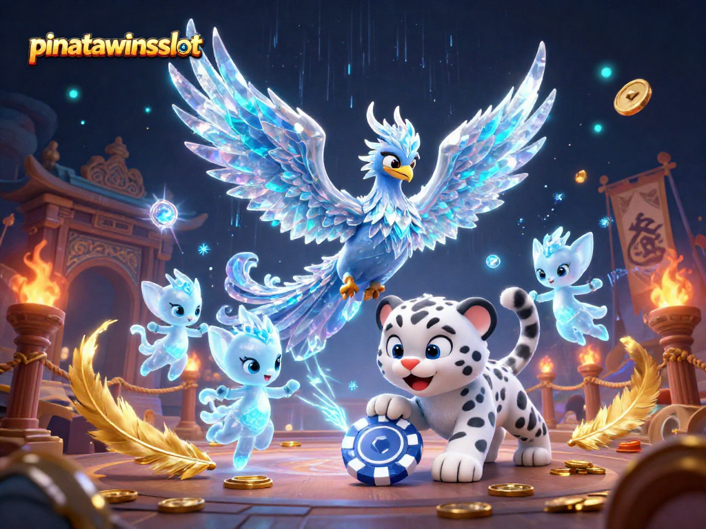 Engage in thrilling gameplay with pinatawinsslot featuring vibrant 3D phoenix and mystical ice sprites.