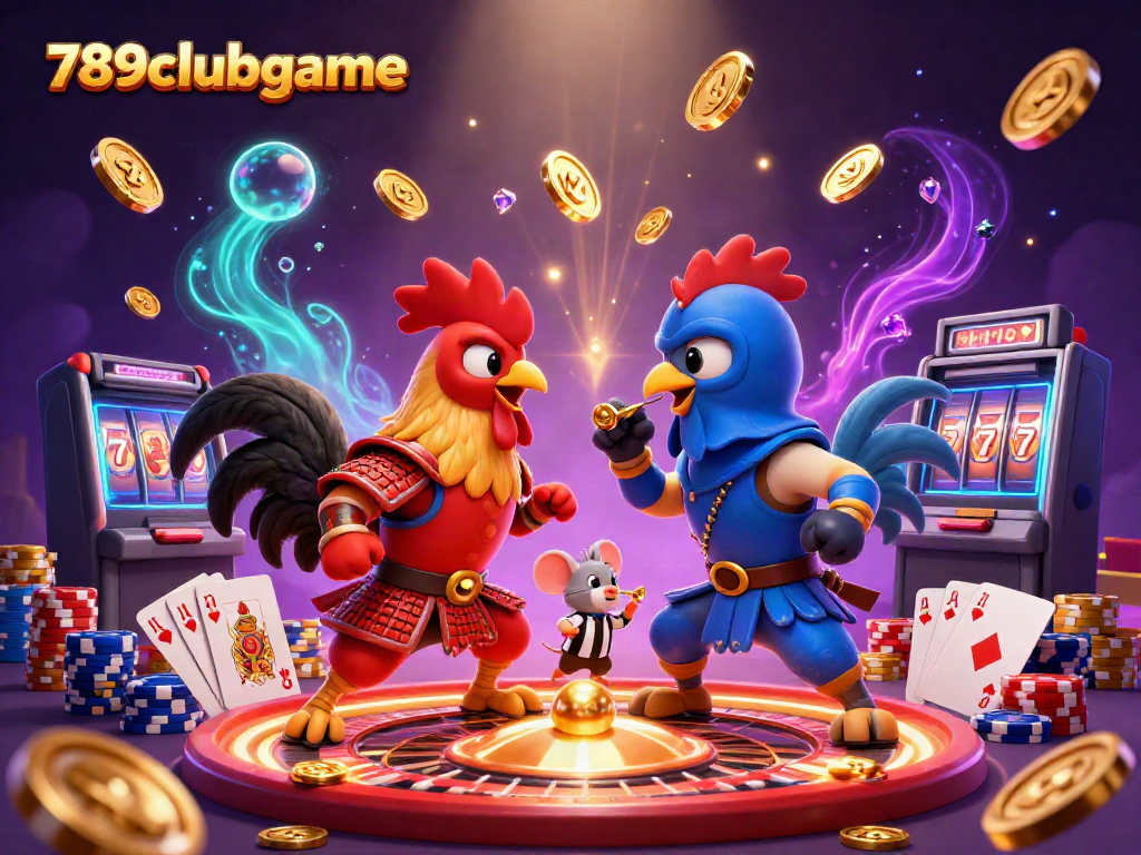 Engaging scene showcasing 789clubgame's thrilling cockfighting action with dynamic elements.