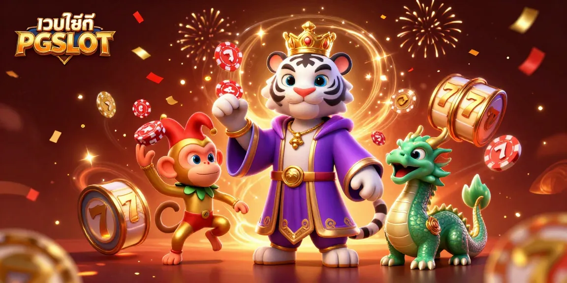 เล่นเกมสล็อตออนไลน์ที่เว็บไซต์ PGSLOT ด้วยภาพดิจิตอล 3D ที่ละเอียดและมีสีสัน