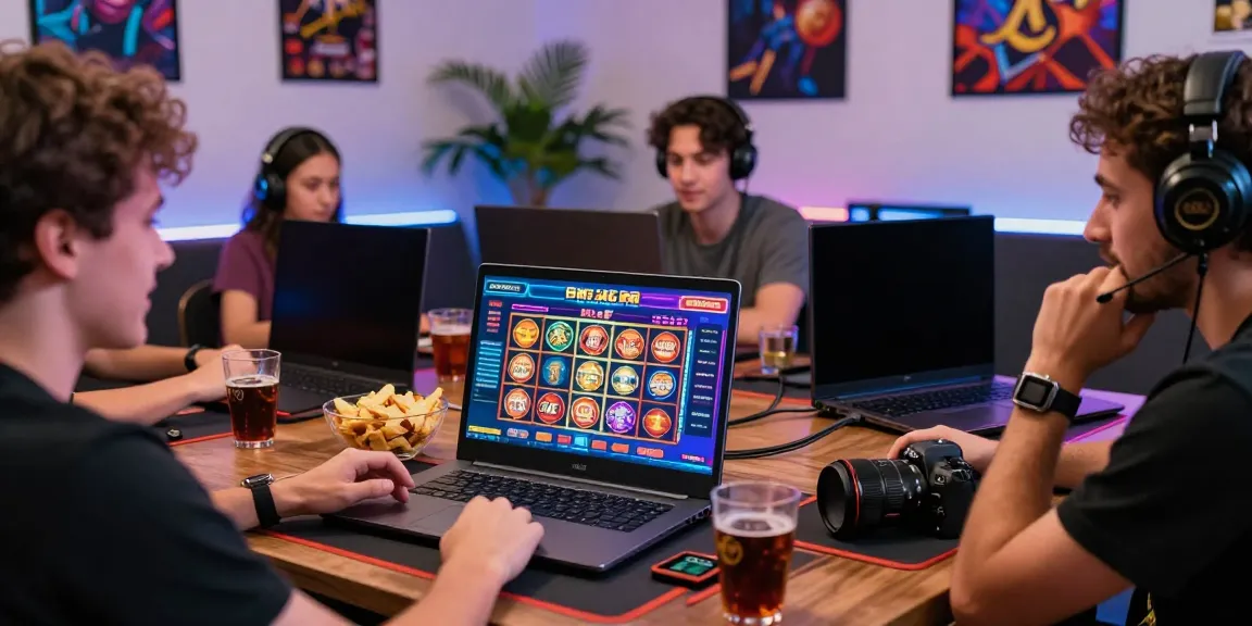 Players enjoying the vibrant gaming experience on 9bet.com with exciting slots and poker.