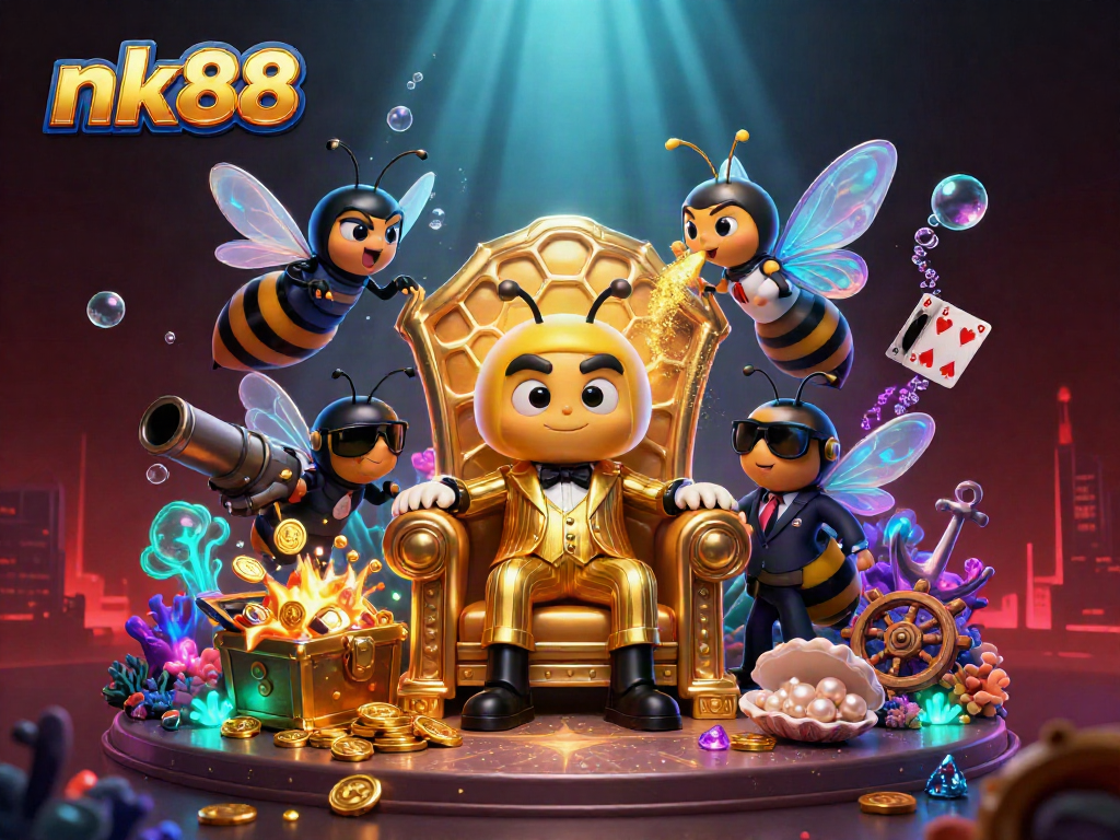 Experience the thrill of nk88 with vibrant characters and explosive casino elements.