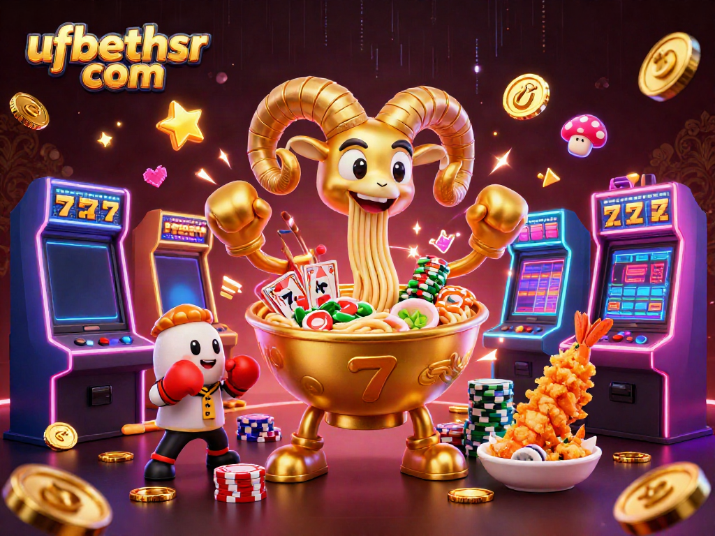 Engage in thrilling gameplay at ufabethsr com with vibrant characters and casino-themed elements.