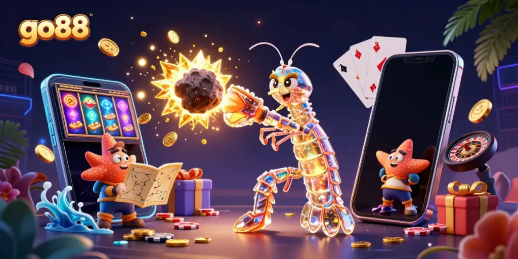 Engage with go88's thrilling gaming scene featuring vibrant winnings and dynamic gameplay elements.