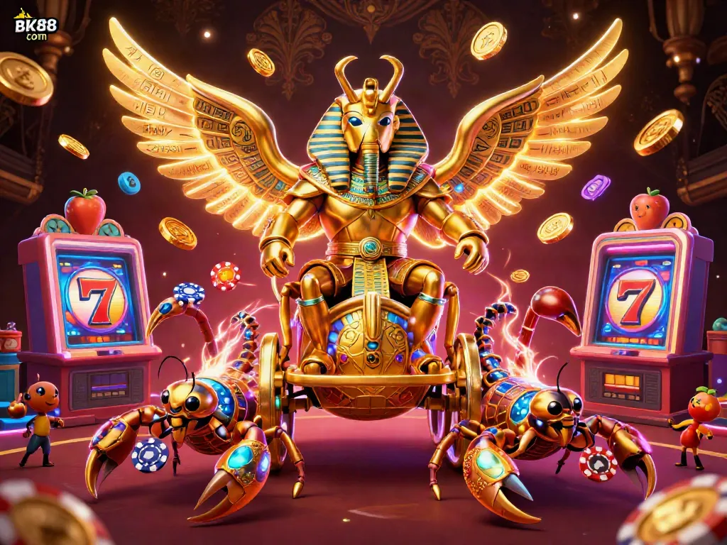 Engage in thrilling gameplay at BK88 com with vibrant casino elements and a spectacular visual feast.