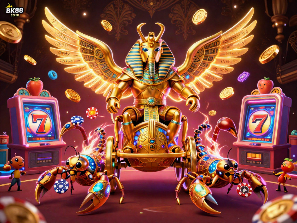 Engage in thrilling gameplay at BK88 com with vibrant casino elements and a spectacular visual feast.