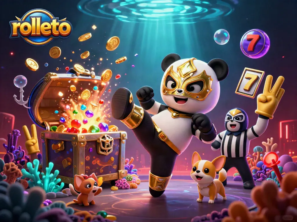 Experience rolletto's thrilling slots and casino vibes in this dynamic, vibrant scene.