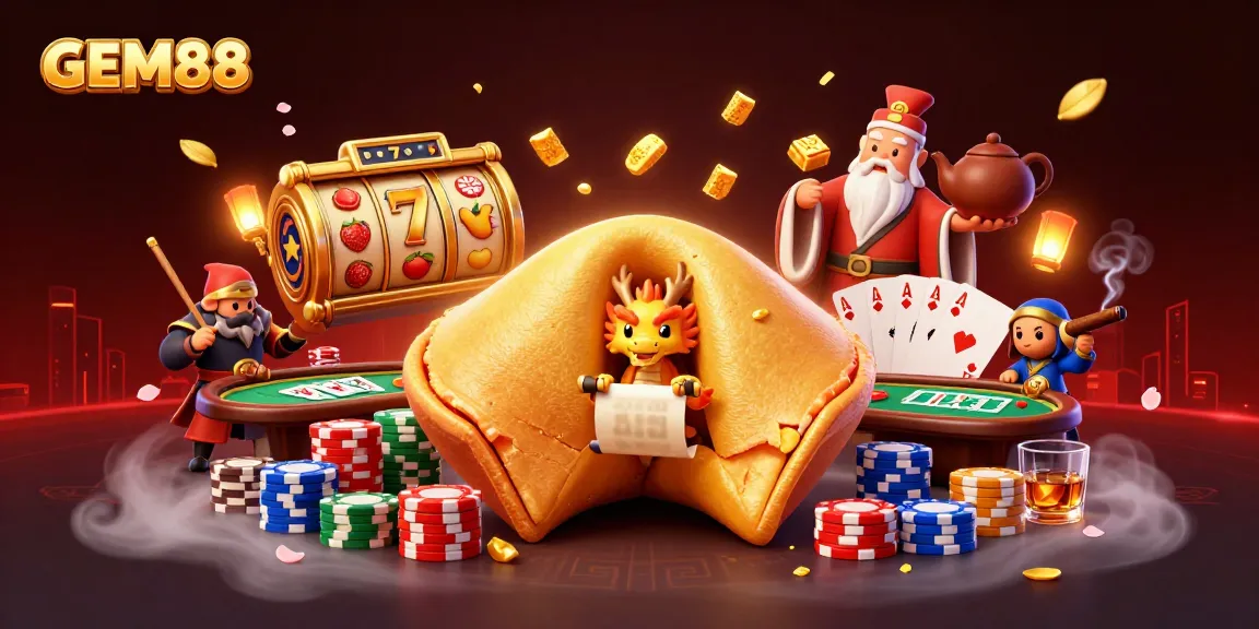 Experience the vibrant world of GEM88 with a lavish casino scene featuring dynamic game elements.