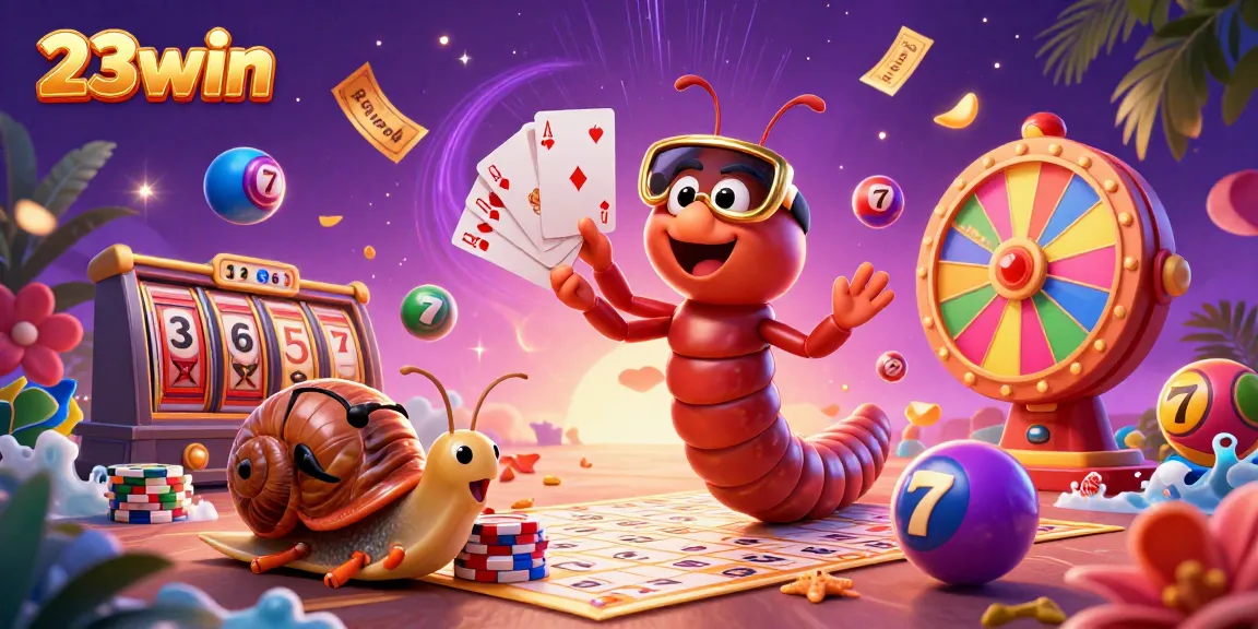 Engage with the vibrant 23win casino experience featuring dynamic characters and gaming elements.