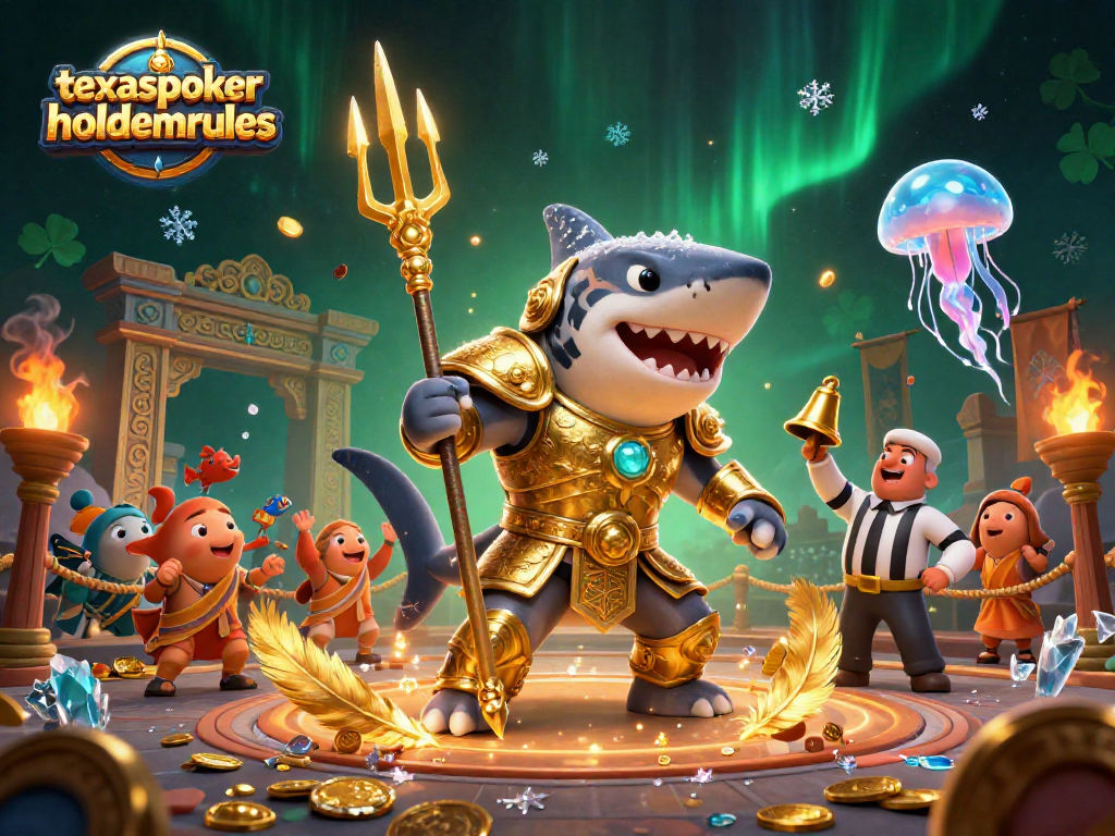 Engage in thrilling poker strategies and gameplay with texaspokerholdemrules in a vibrant underwater casino scene.