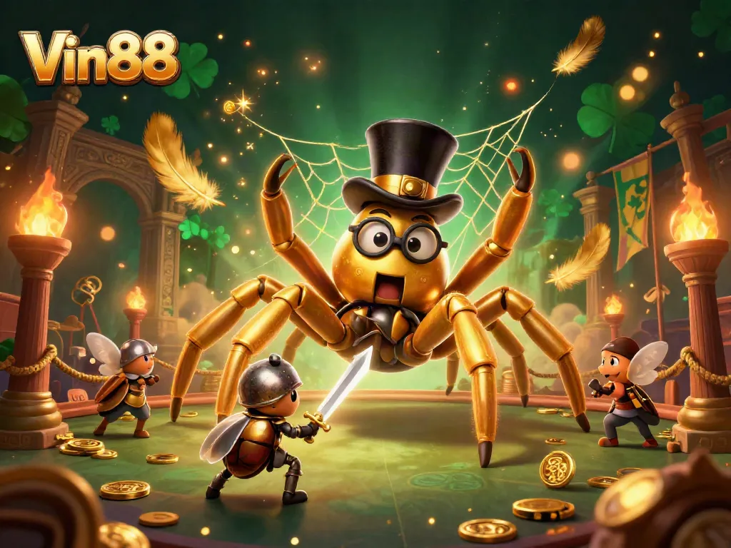 Experience thrilling gameplay and golden opportunities at Vin88's vibrant online casino.