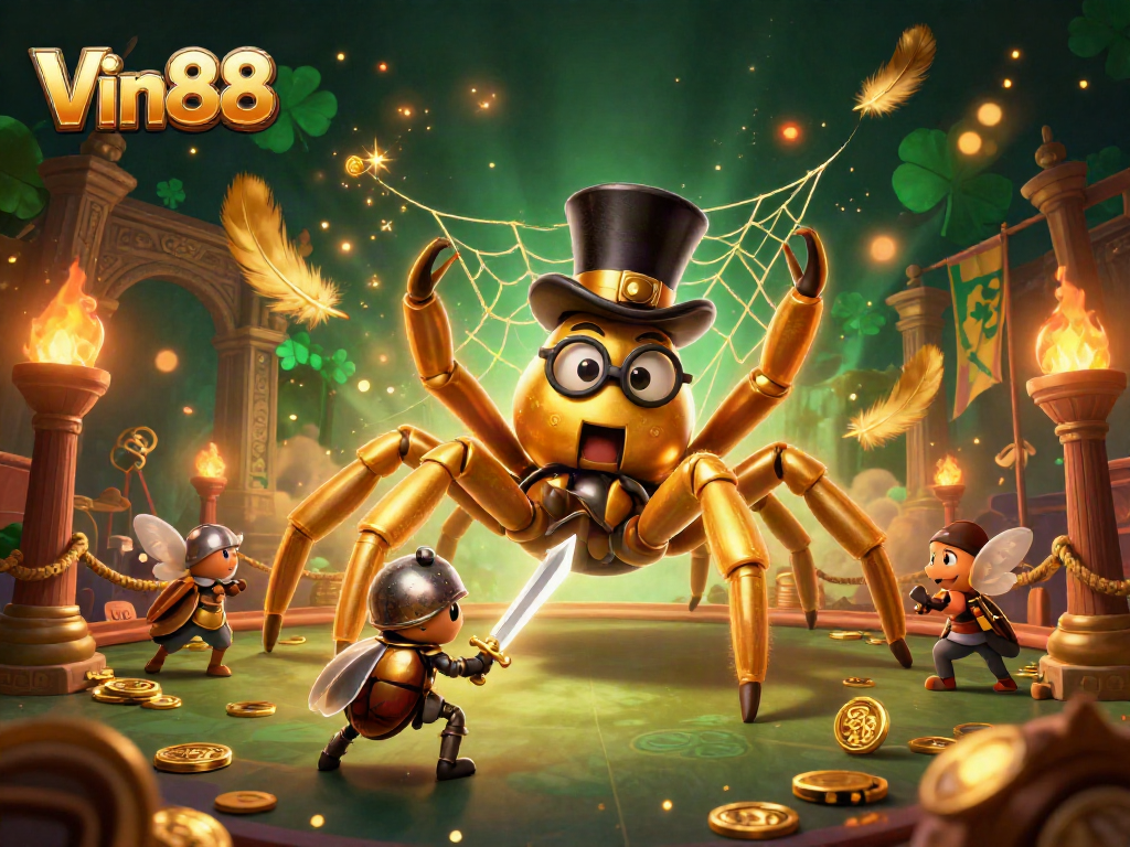 Experience thrilling gameplay and golden opportunities at Vin88's vibrant online casino.