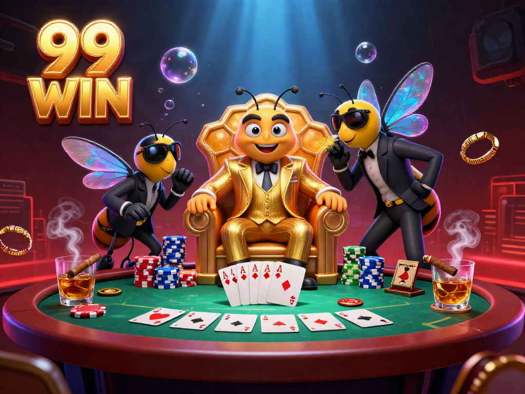 Engage with exciting poker games at 99 WIN featuring dynamic characters and rich casino elements.