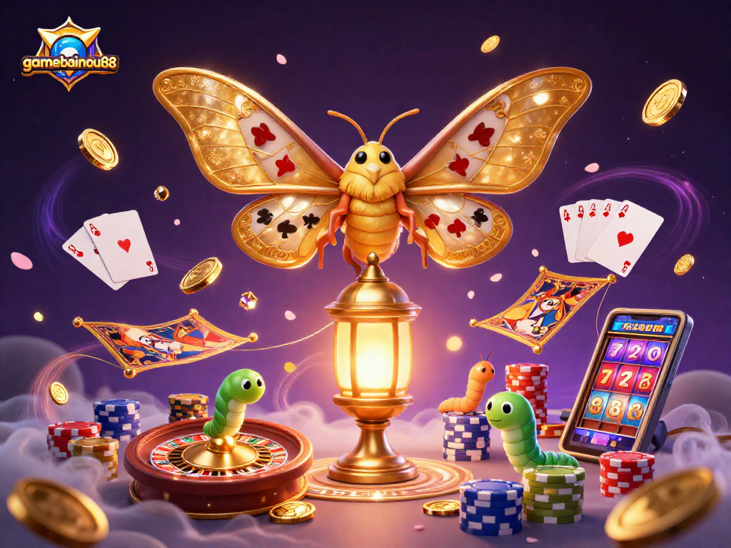 Spin reels and win with gamebainohu88 amidst a vibrant casino atmosphere