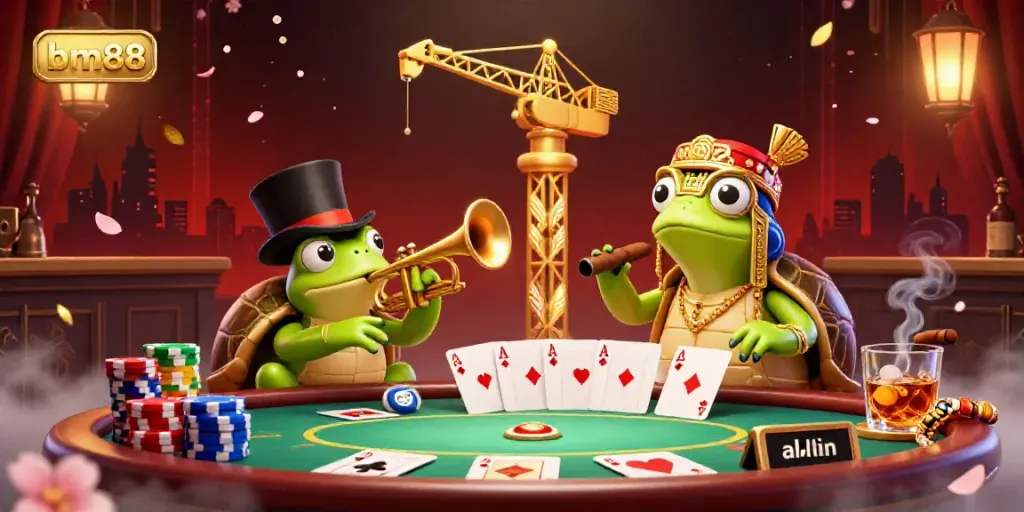 Experience thrilling gameplay at bm88 with vibrant characters in a casino setting.