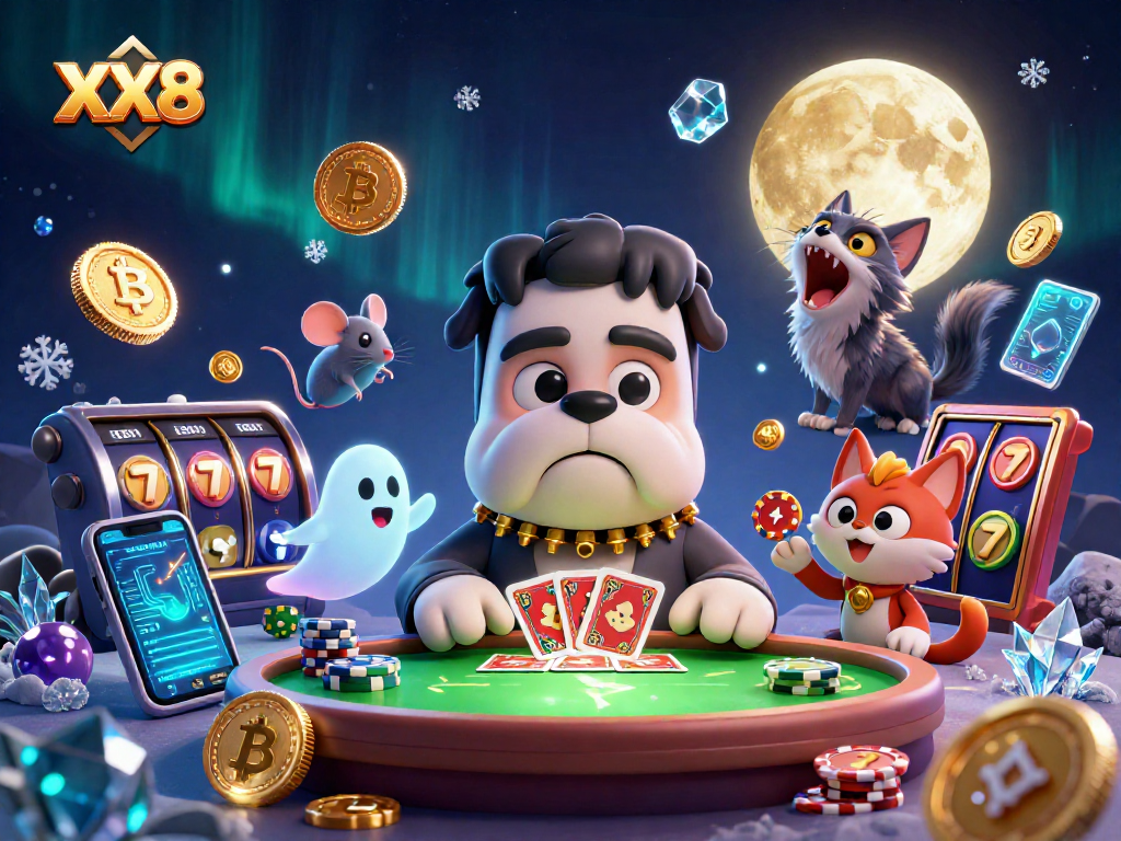 Engage with the thrilling XX8 casino experience featuring vibrant 3D characters and immersive elements.