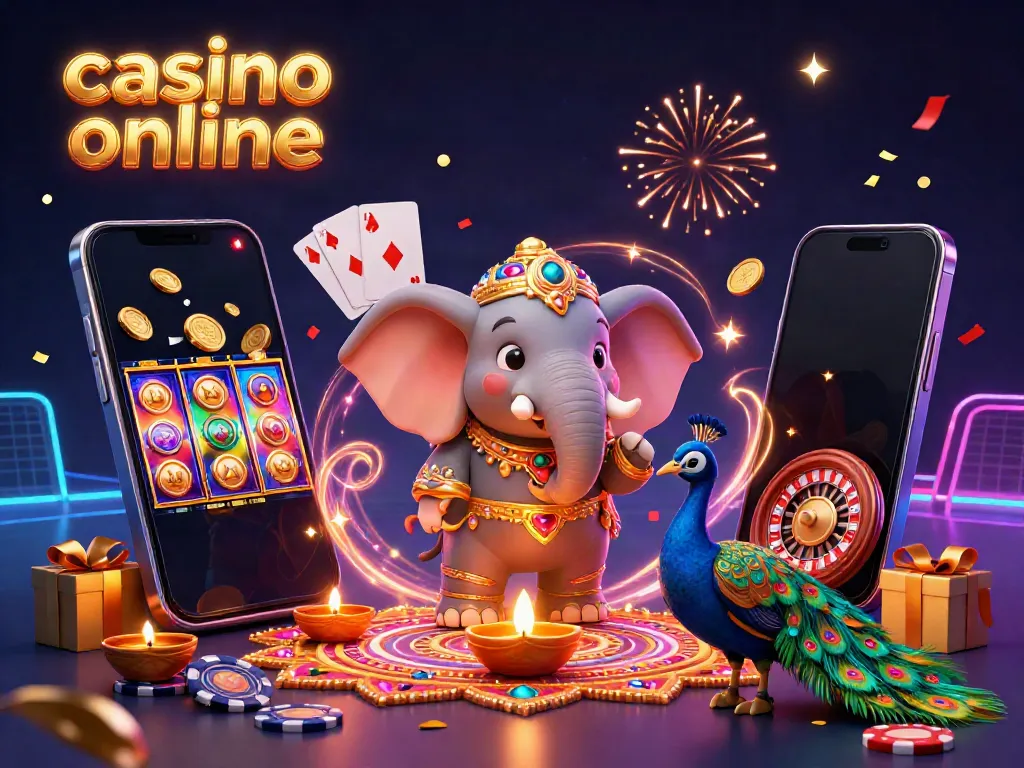 Experience thrilling gaming moments with a vibrant casino online illustration showcasing dynamic characters and exciting elements.