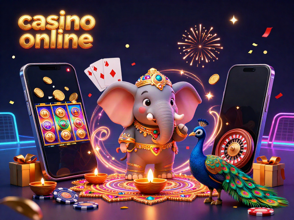 Experience thrilling gaming moments with a vibrant casino online illustration showcasing dynamic characters and exciting elements.