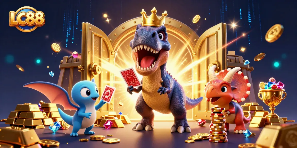 Participate in thrilling gaming at LC88 with fun characters and dazzling casino elements.